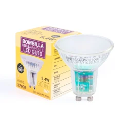 Bombilla LED GU10 6W cristal - 740lm - PAR16 - 100°