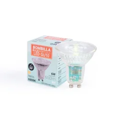 Bombilla LED GU10 6W cristal - 130lm/W - PAR16 - 36°