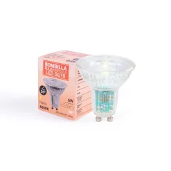 Bombilla LED GU10 6W cristal - 130lm/W - PAR16 - 36°