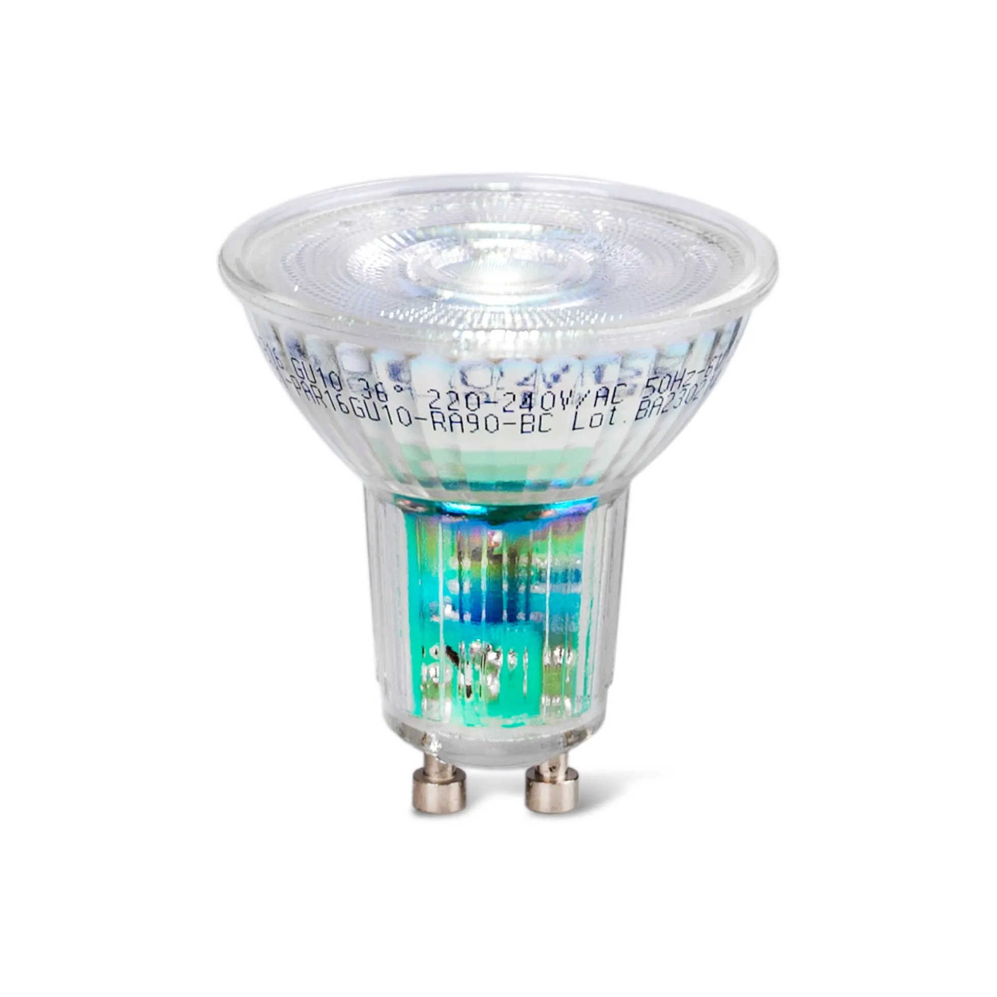 Bombilla LED GU10 6W Full Spectrum "SUNLIKE" - Cristal - 500lm - CRI90 - PAR16 - 36°