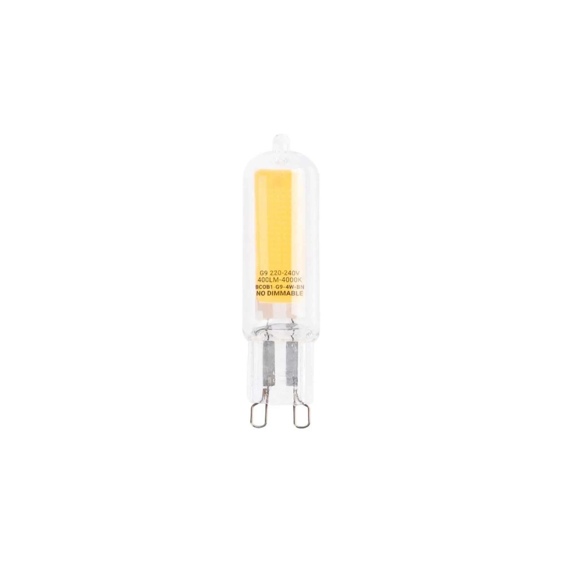 Bombilla LED G9 220-240V AC - COB - 360º - 4W