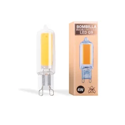 Bombilla LED G9 220-240V AC - COB - 360º - 4W