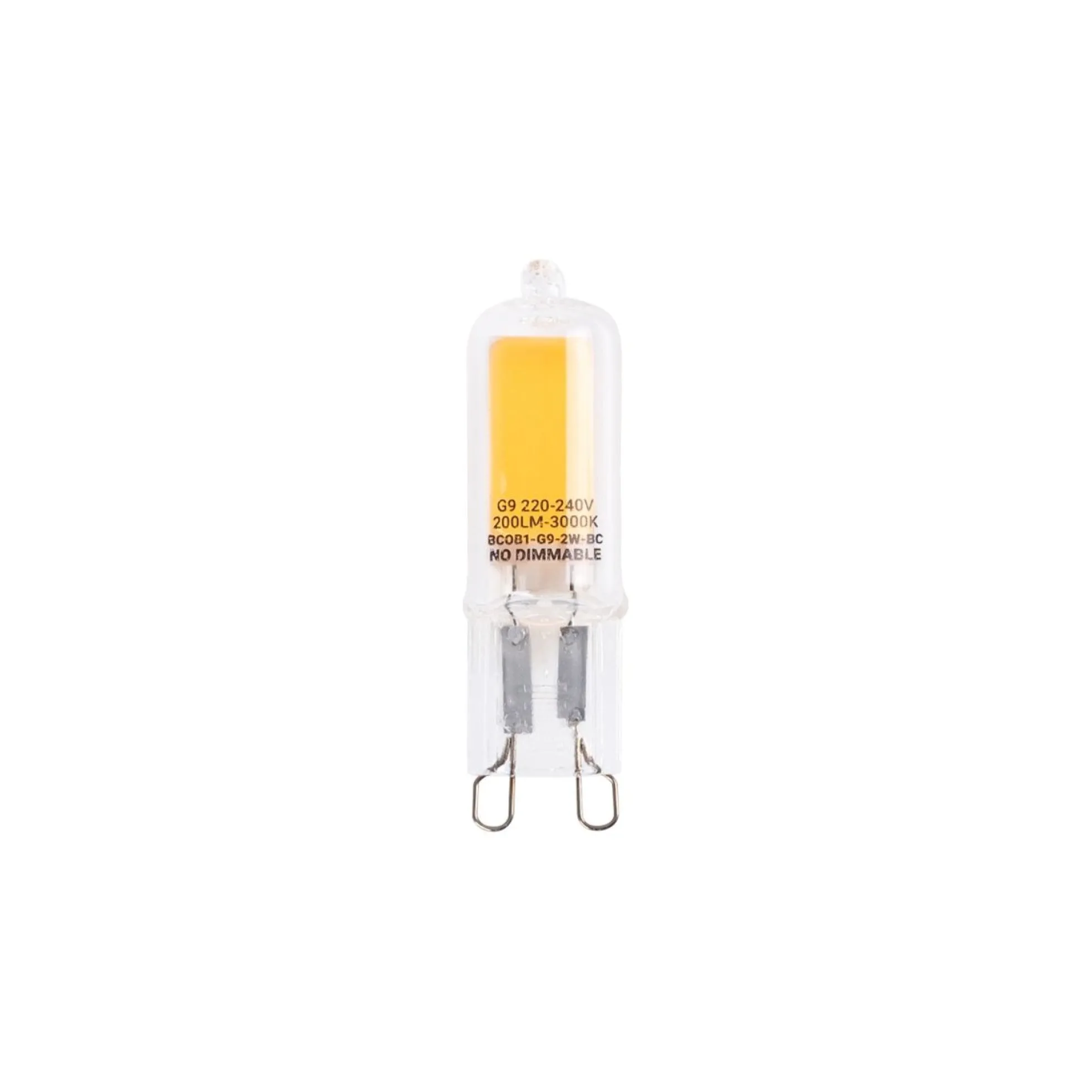 Bombilla LED G9 220-240V AC - COB - 360º - 2W