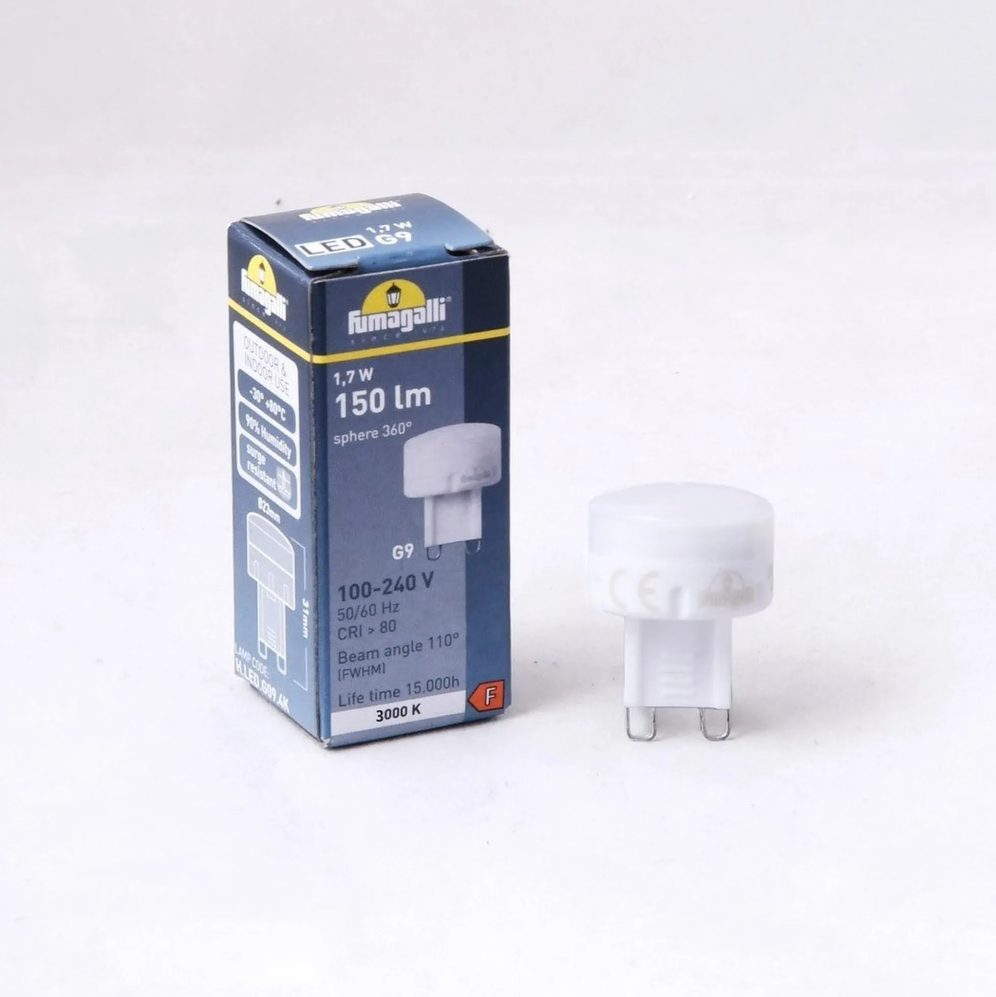 Bombilla LED G9 - 1,7W - Fumagalli