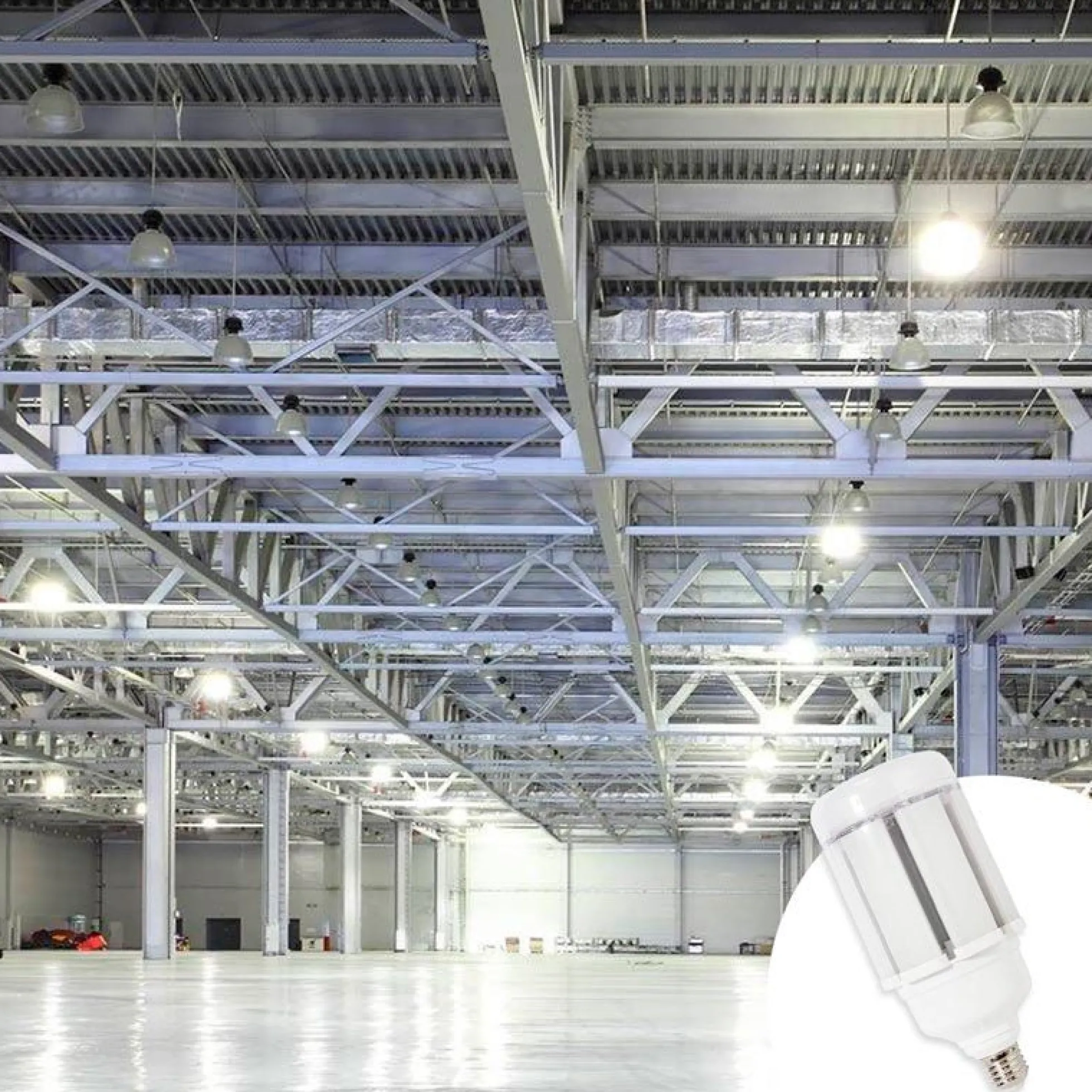 Bombilla LED industrial E27 "CORN" - DL96 - 50W - 180-265V