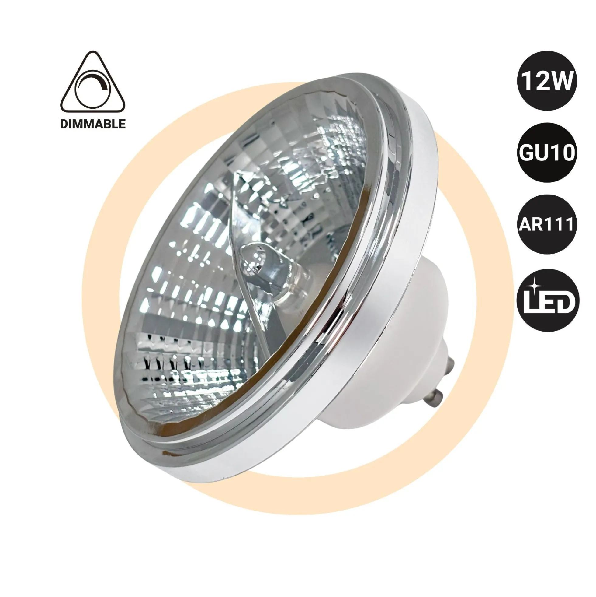 Bombilla LED Regulable - AR111 GU10 - 12W - 975lm