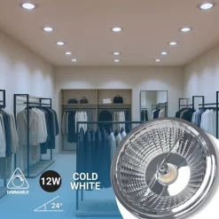 Bombilla LED Regulable - AR111 GU10 - 12W - 975lm