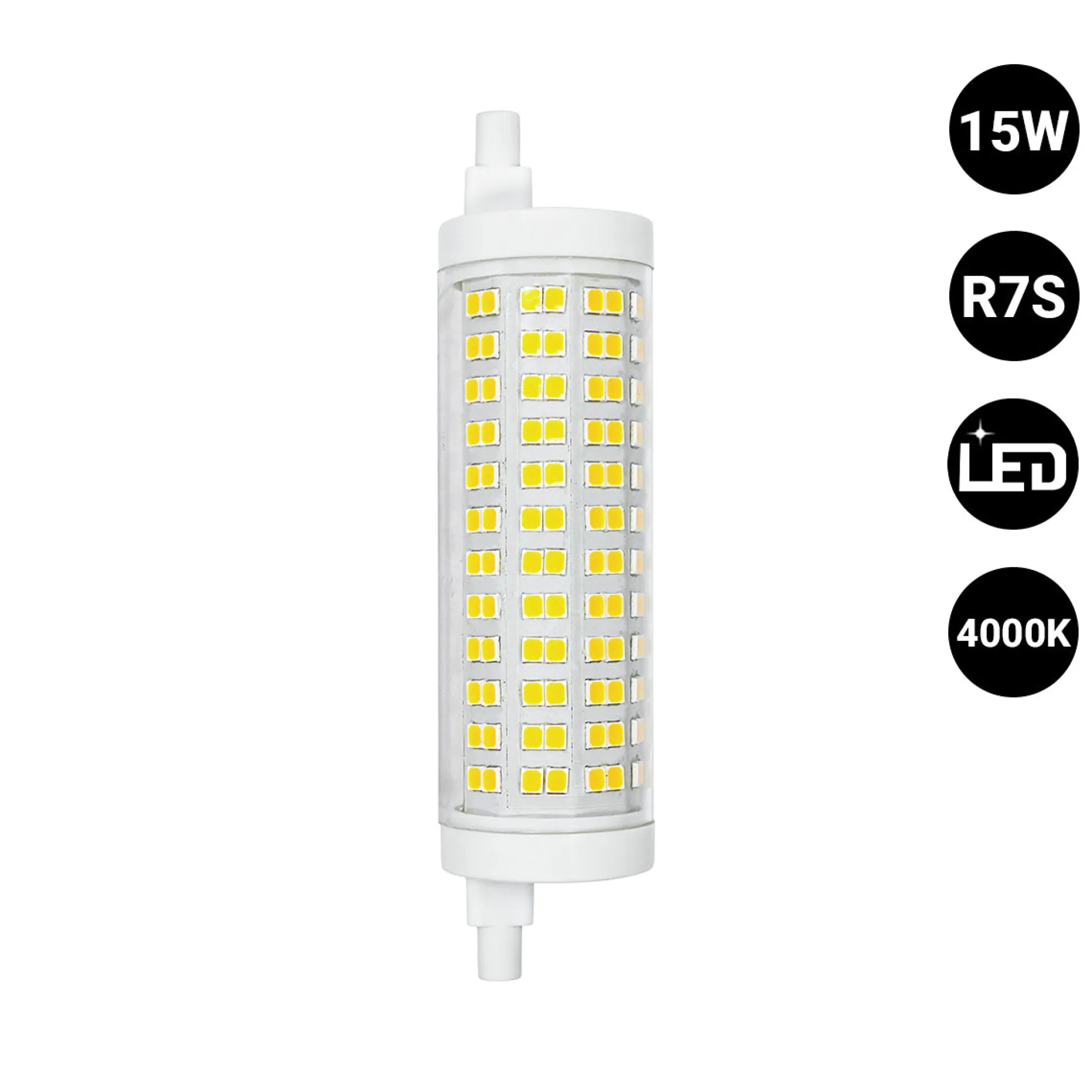 Bombilla LED R7S - 118mm - 2200lm - 15W