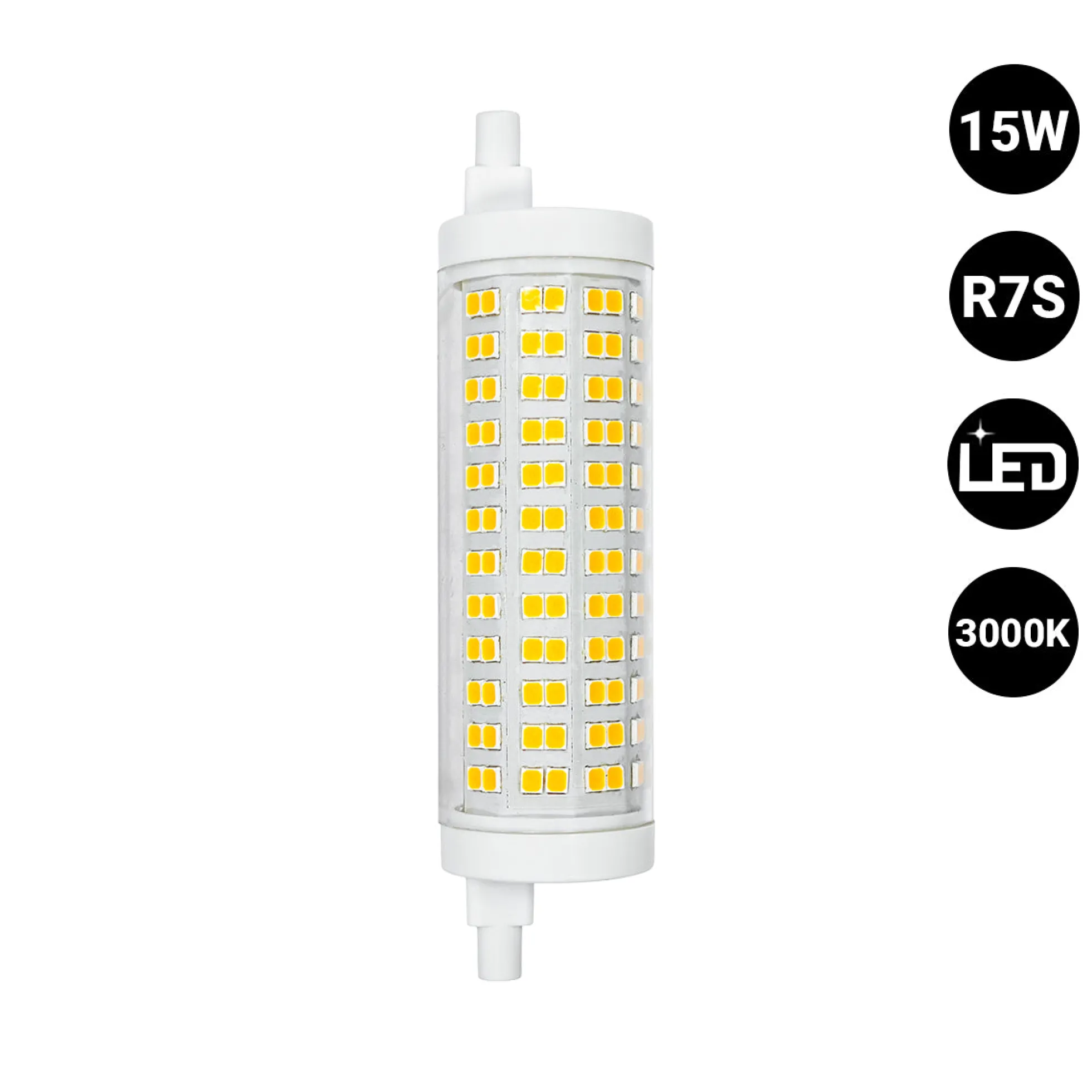 Bombilla LED R7S - 118mm - 2200lm - 15W