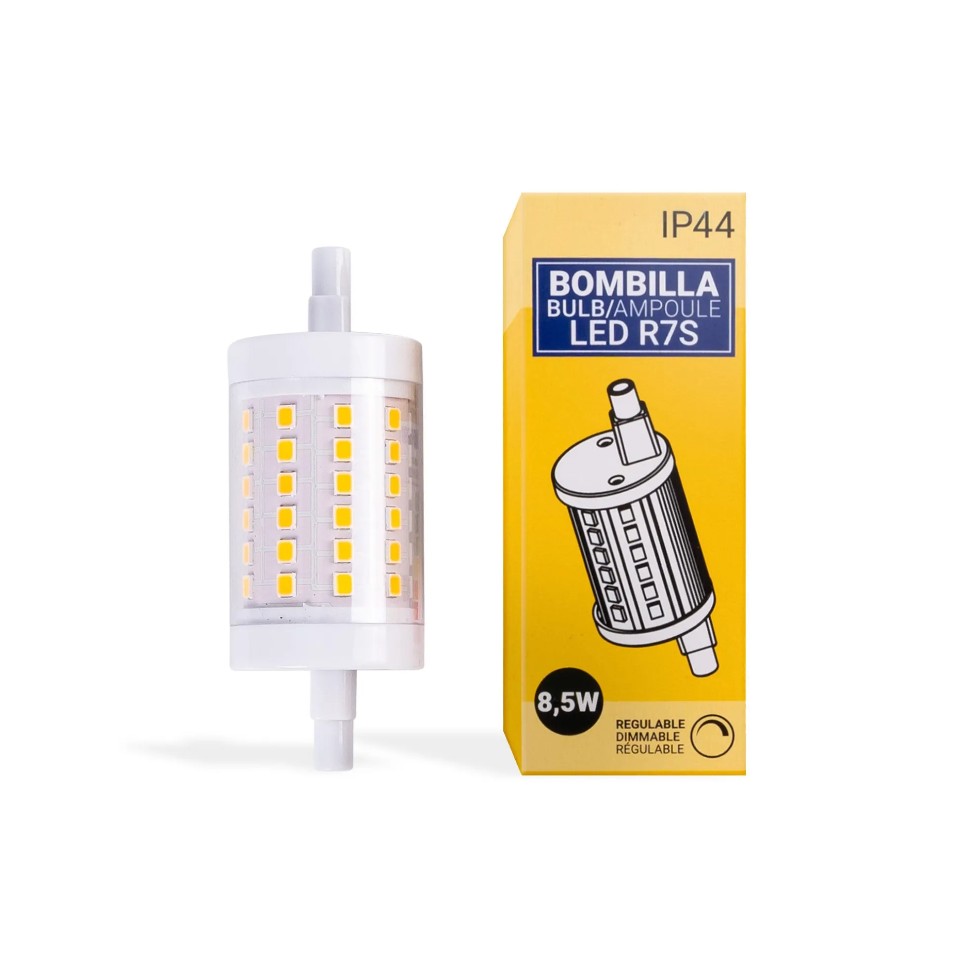 Bombilla LED R7S 78mm - Regulable - 1100lm - 8,5W