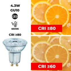 Bombilla LED VALUE PAR16 50 GU10 36º 4,3W 6500K
