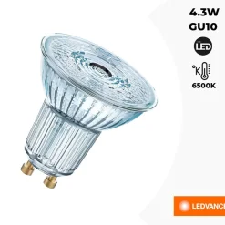 Bombilla LED VALUE PAR16 50 GU10 36º 4,3W 6500K