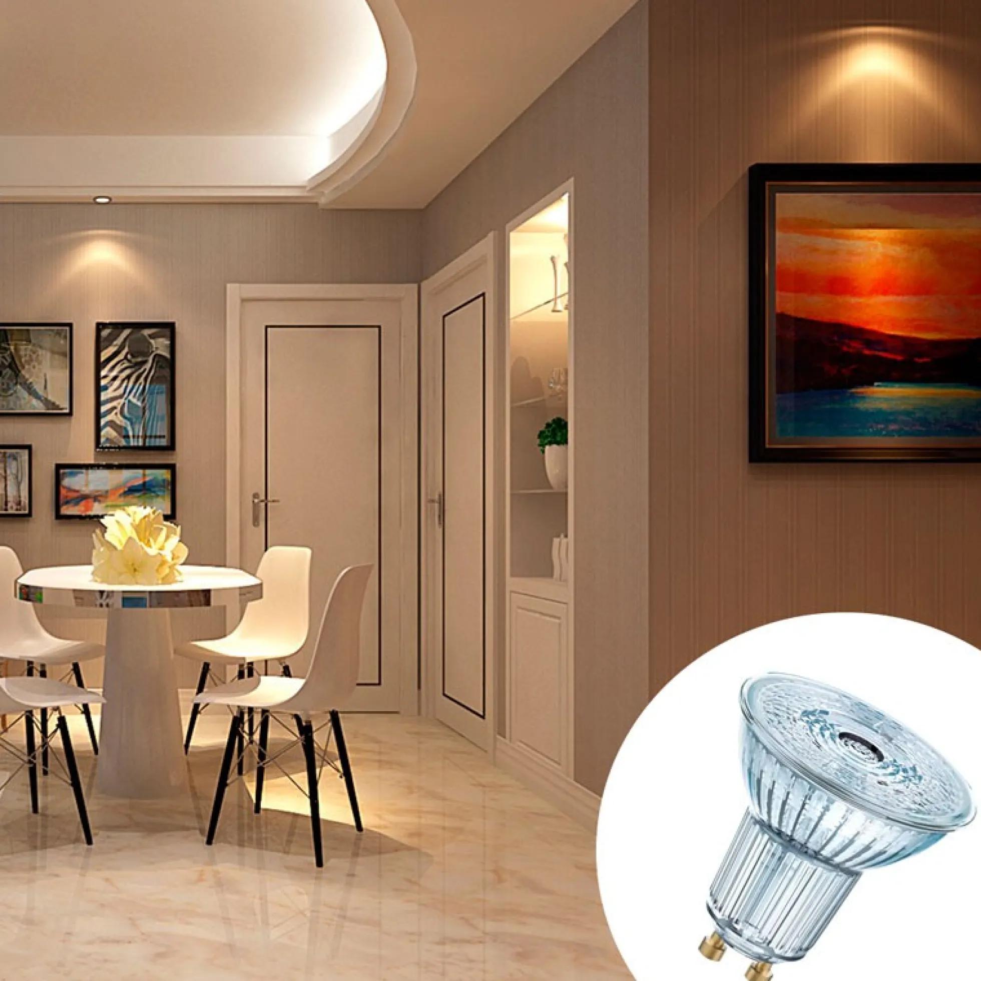 Bombilla LED VALUE PAR16 50 GU10 36º 4,3W 6500K