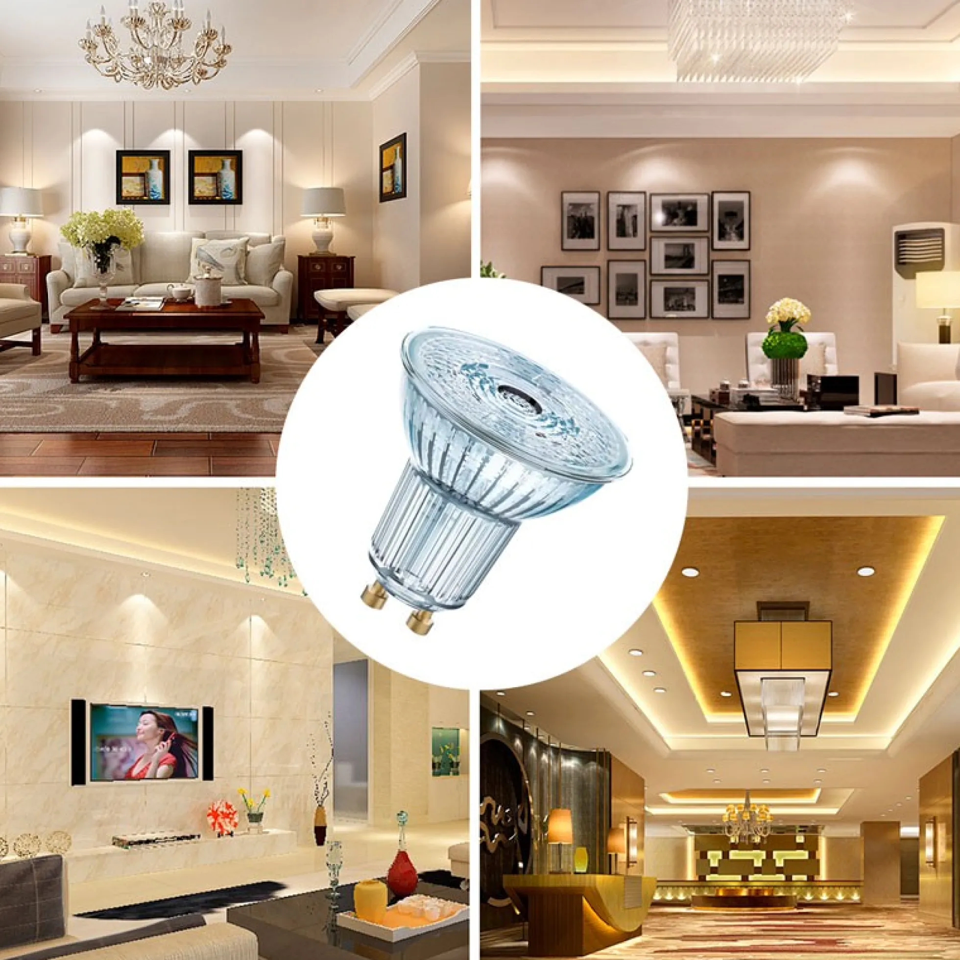Bombilla LED VALUE PAR16 50 GU10 36º 4,3W 6500K