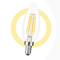 Bombilla LED Vela E14 5W Regulable C35 – 550 Lúmenes