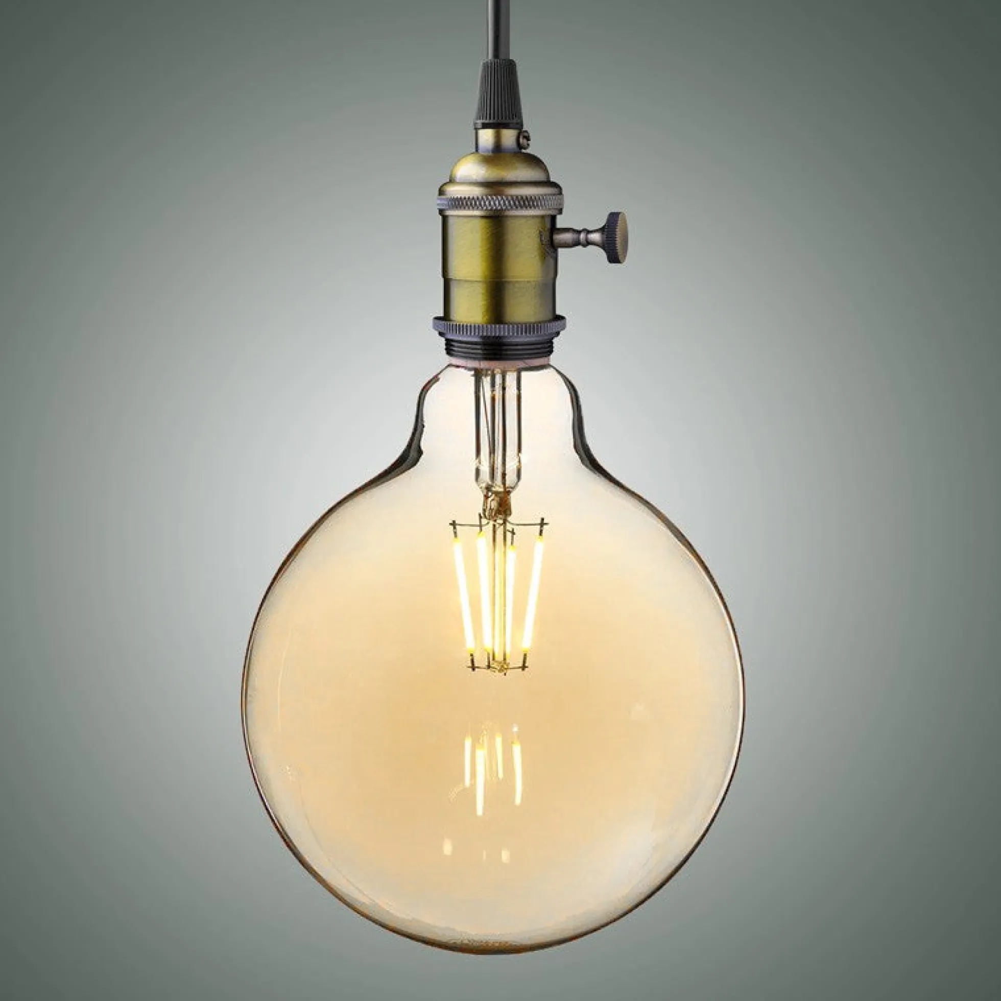 Bombilla LED Vintage Globo de Filamento E27 G125 6W