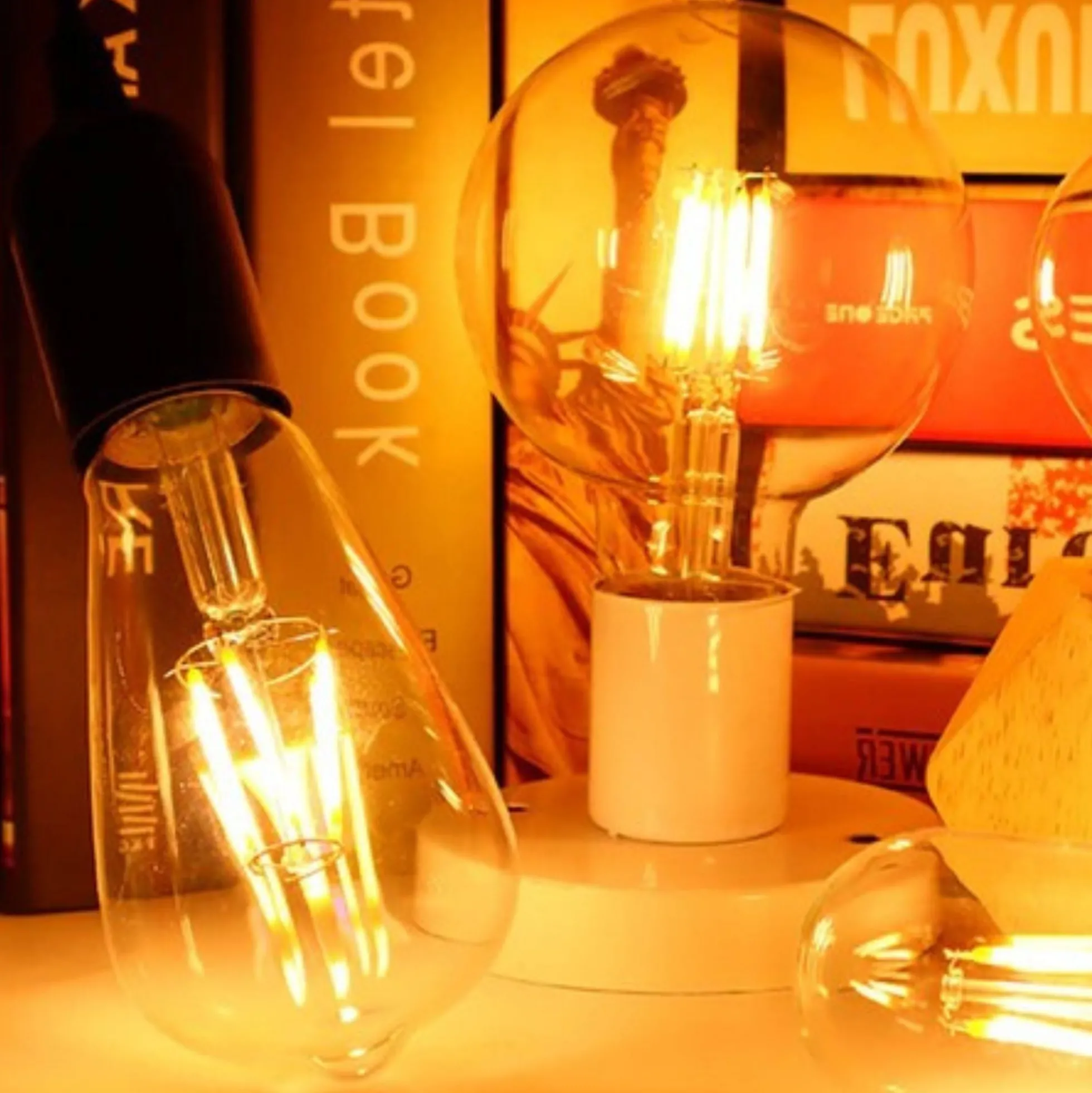 Bombilla LED Vintage Globo de Filamento E27 G125 6W