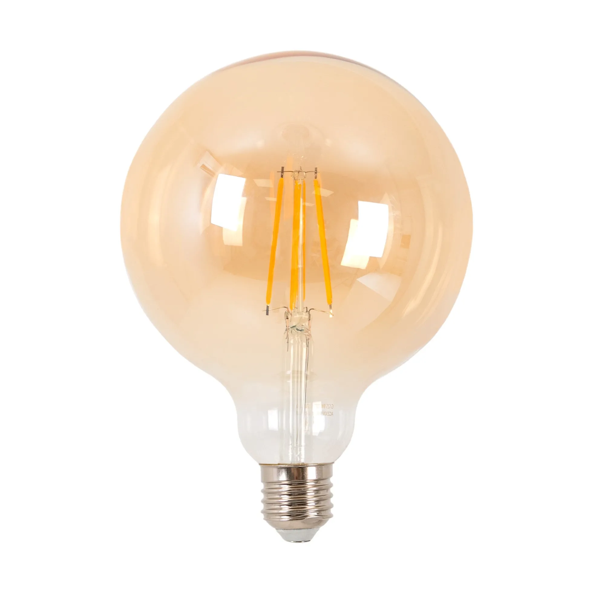 Bombilla LED Vintage Globo Filamento - E27 G125 - 6W - Regulable