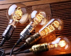 Bombilla Retro Vintage globo filamento espiral E27 G125 4W