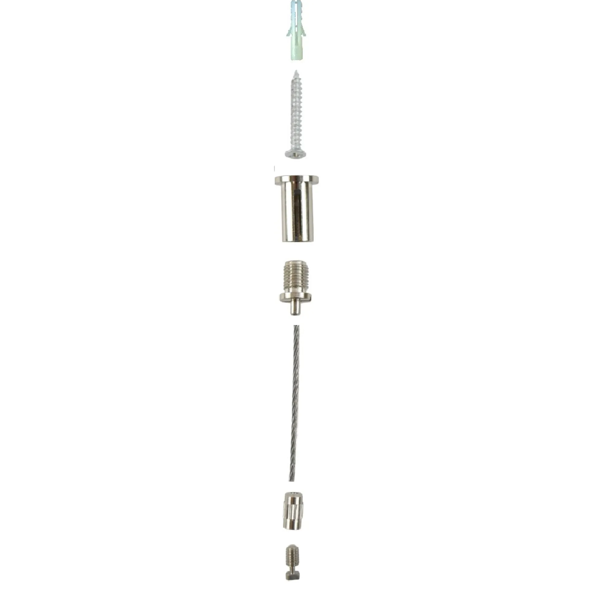 CABLE DE SUSPENSIÓN PARA PERFIL DE ALUMINIO Ø21MM (2 UD.)