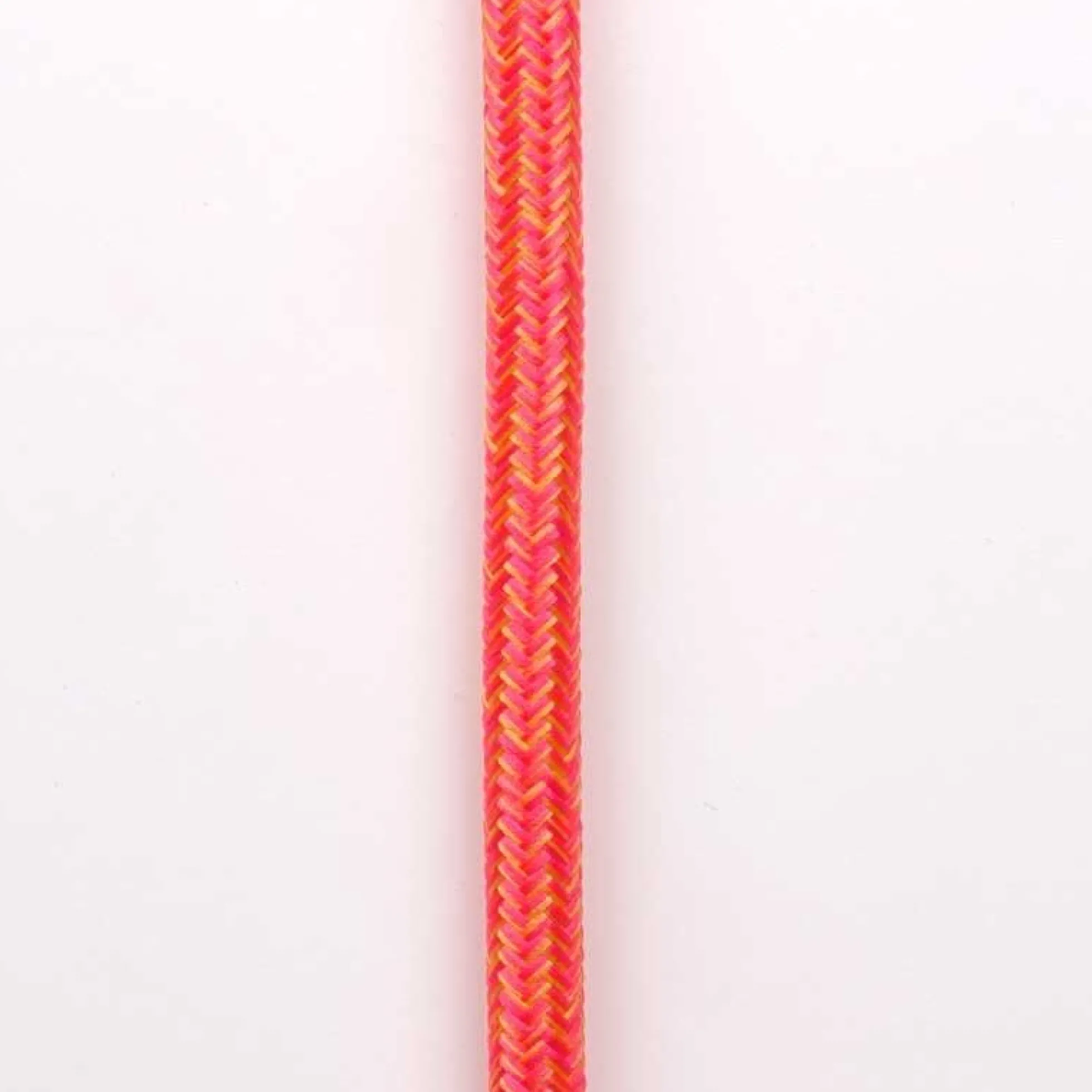 Cable Eléctrico Redondo recubierto en tejido efecto Seda Color Rosa y Amarillo