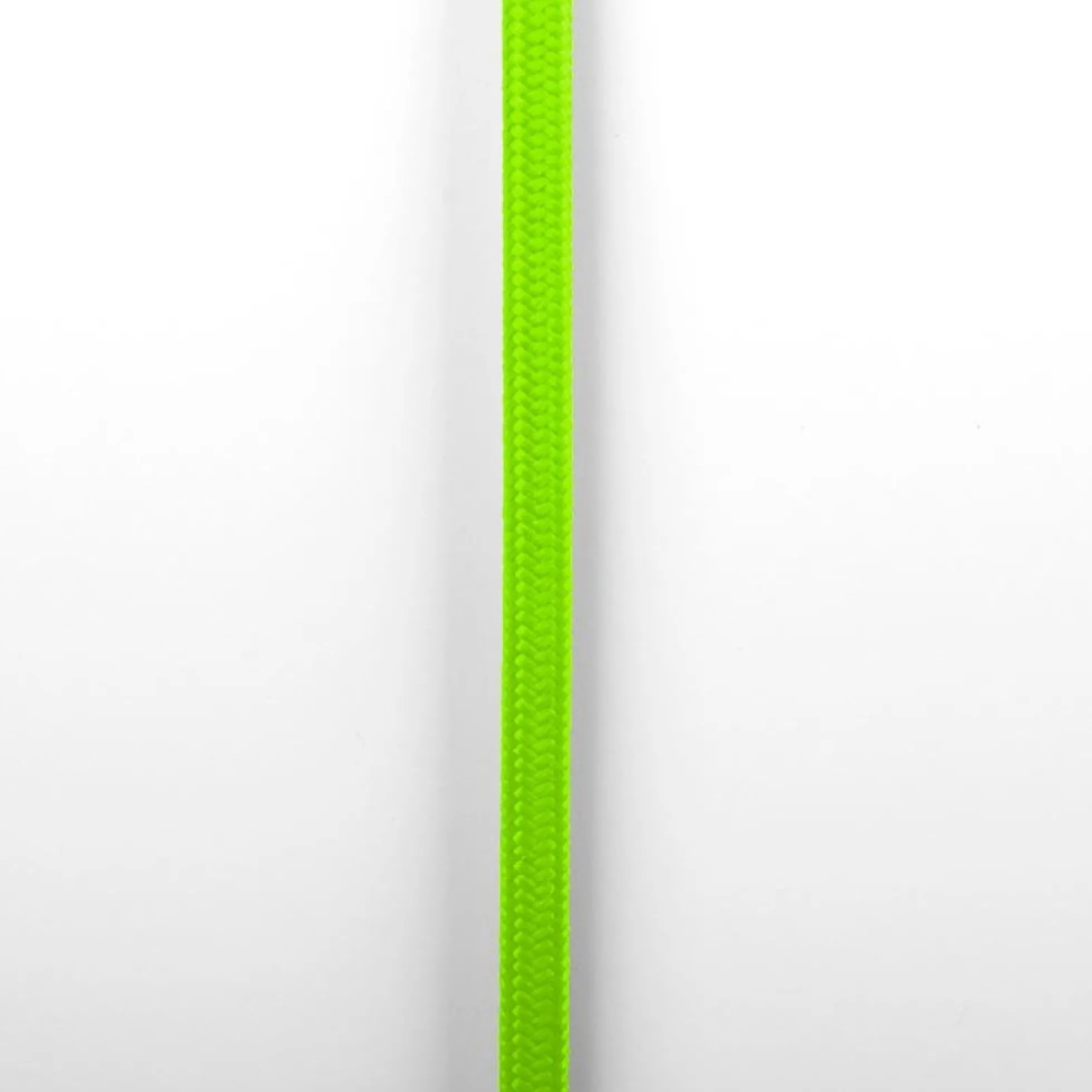 Cable eléctrico redondo revestido de algodón Verde Cítrico