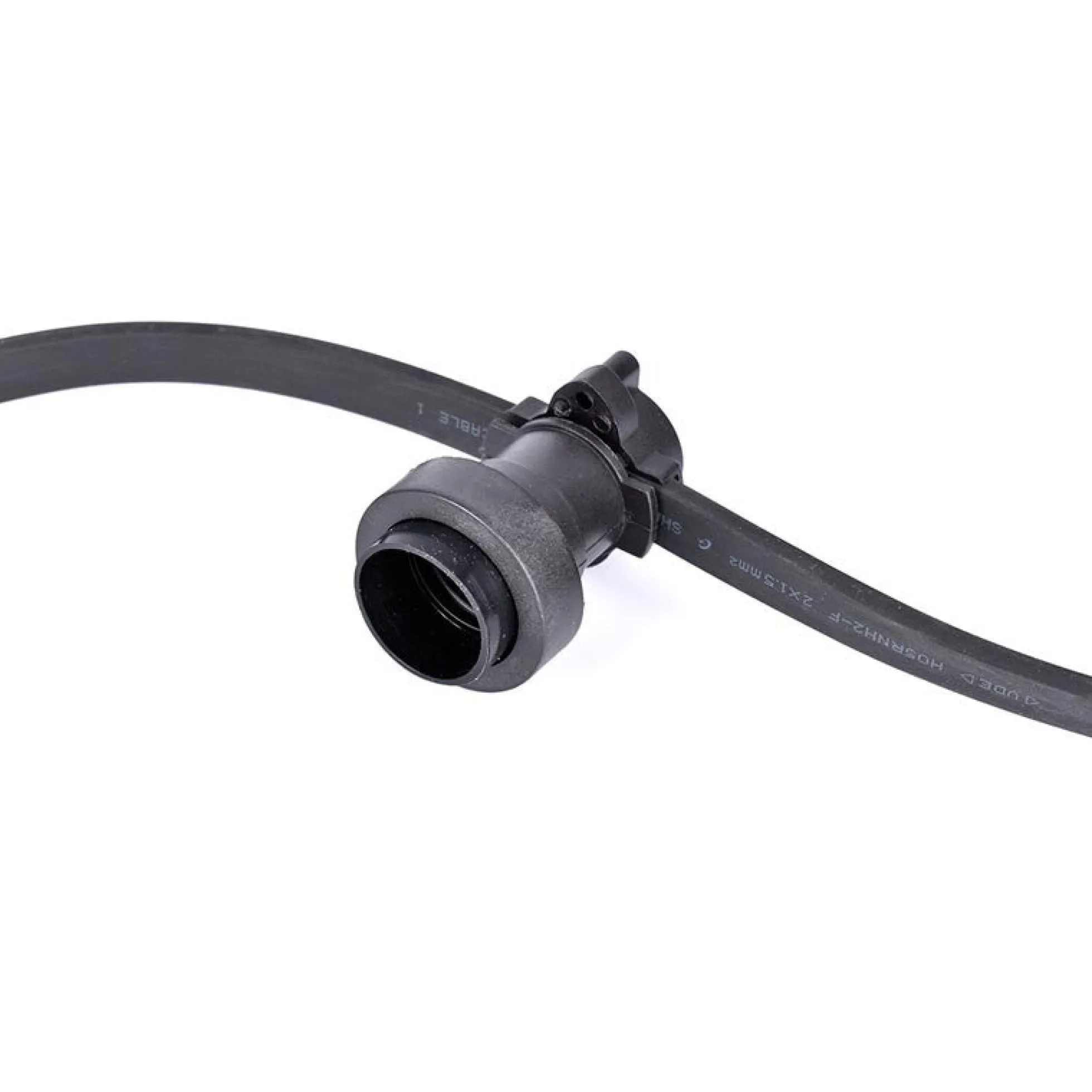 Cable Plano Negro 2x1,5mm2 para Guirnalda a medida (venta por metros)