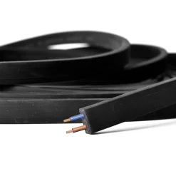 Cable Plano Negro 2x1,5mm2 para Guirnalda a medida (venta por metros)