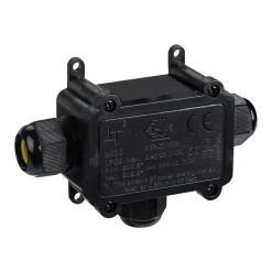 Caja de conexión impermeable en T - IP68 - 0.5 - 2.5mm²