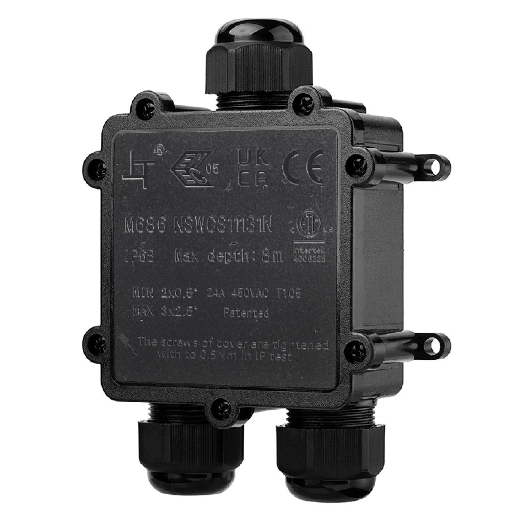 Caja de conexión impermeable en Y - IP68 - 0.5 - 2.5mm²