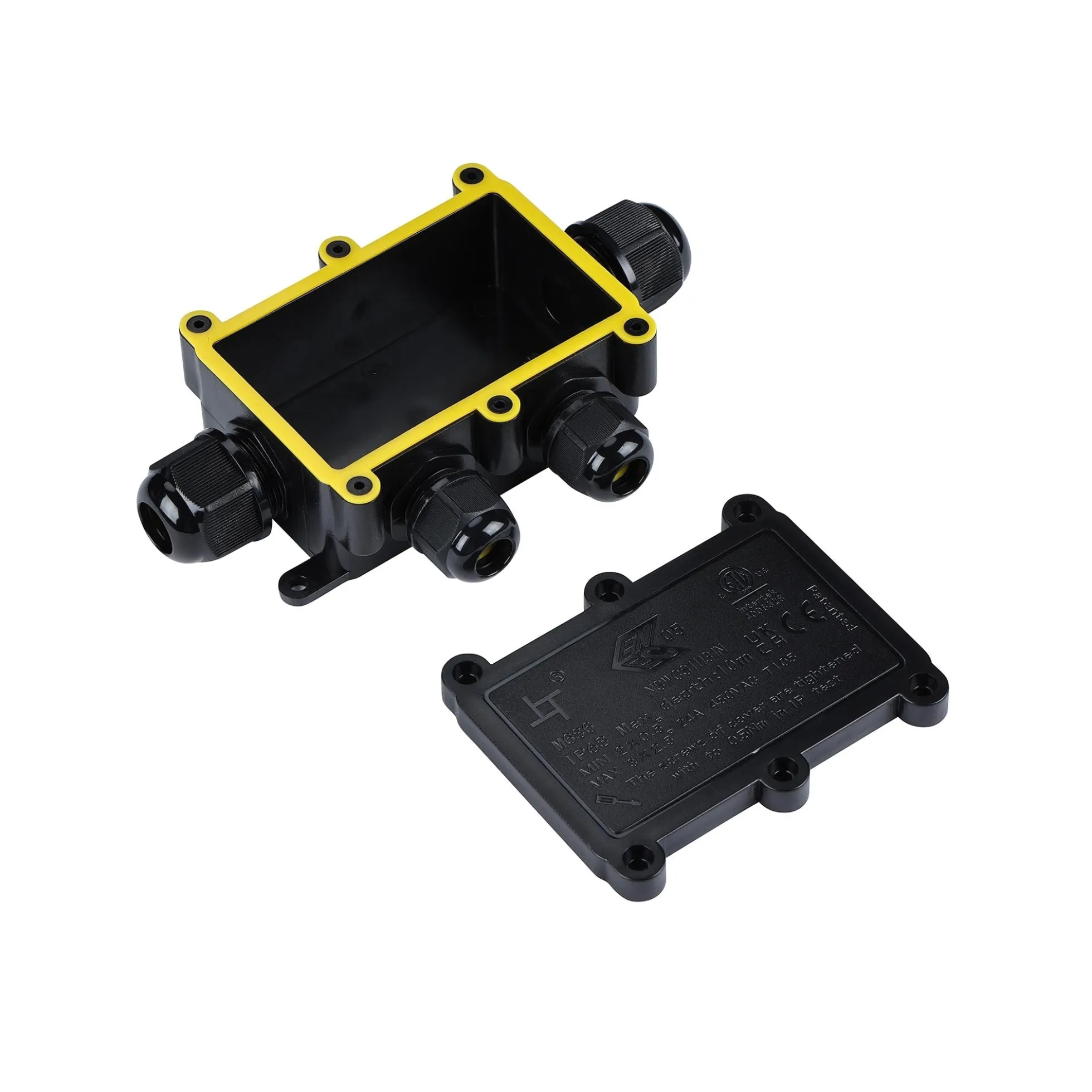 Caja de conexión impermeable en F M20 - 4P - IP68 - 0.5-2.5mm² - 24A - T105
