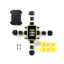 Caja de conexión impermeable en X - M20 - 4P - IP68 - 0.5-2.5mm² - 24A - T105