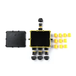 Caja de conexión impermeable M25 - 4P - IP68 - 0.5-4.0mm² - 24A - T105