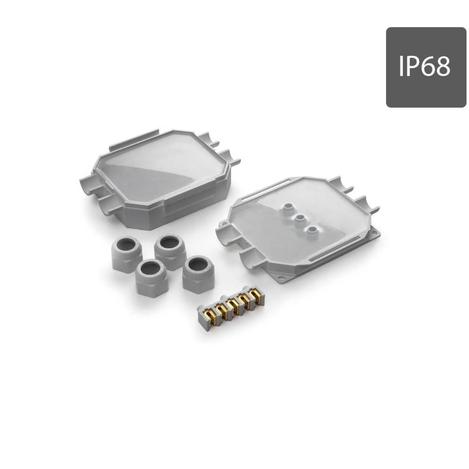 Caja de conexiones estanca Readybox 120 con gel aislante integrado IP68 con 5 conectores 6MM2