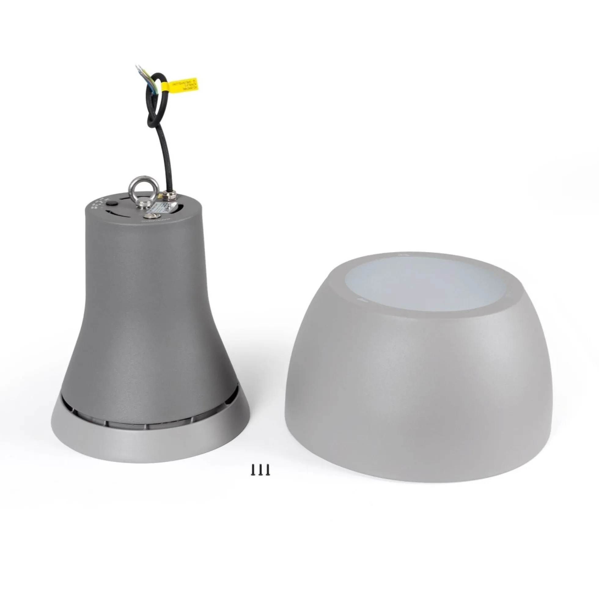 Campana LED comercial CCT - (25W / 40W /60W / 80W) - Difusor aluminio - UGR19 - Driver Lifud 0-10V