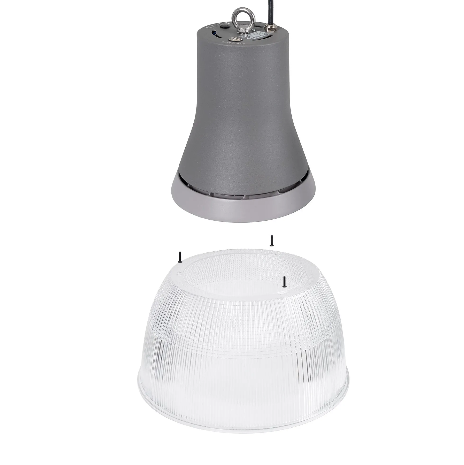 Campana LED comercial CCT - (25W / 40W / 60W / 80W) - Difusor policarbonato - UGR19 - Driver Lifud