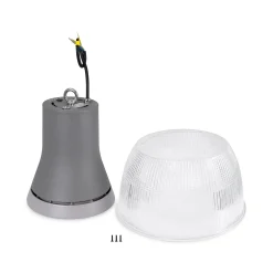 Campana LED comercial CCT - (25W / 40W / 60W / 80W) - Difusor policarbonato - UGR19 - Driver Lifud