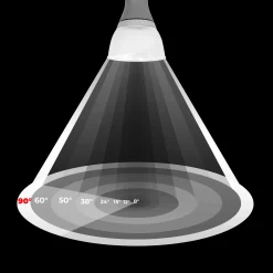 Campana LED comercial CCT - (25W / 40W / 60W / 80W) - Difusor policarbonato - UGR19 - Driver Lifud