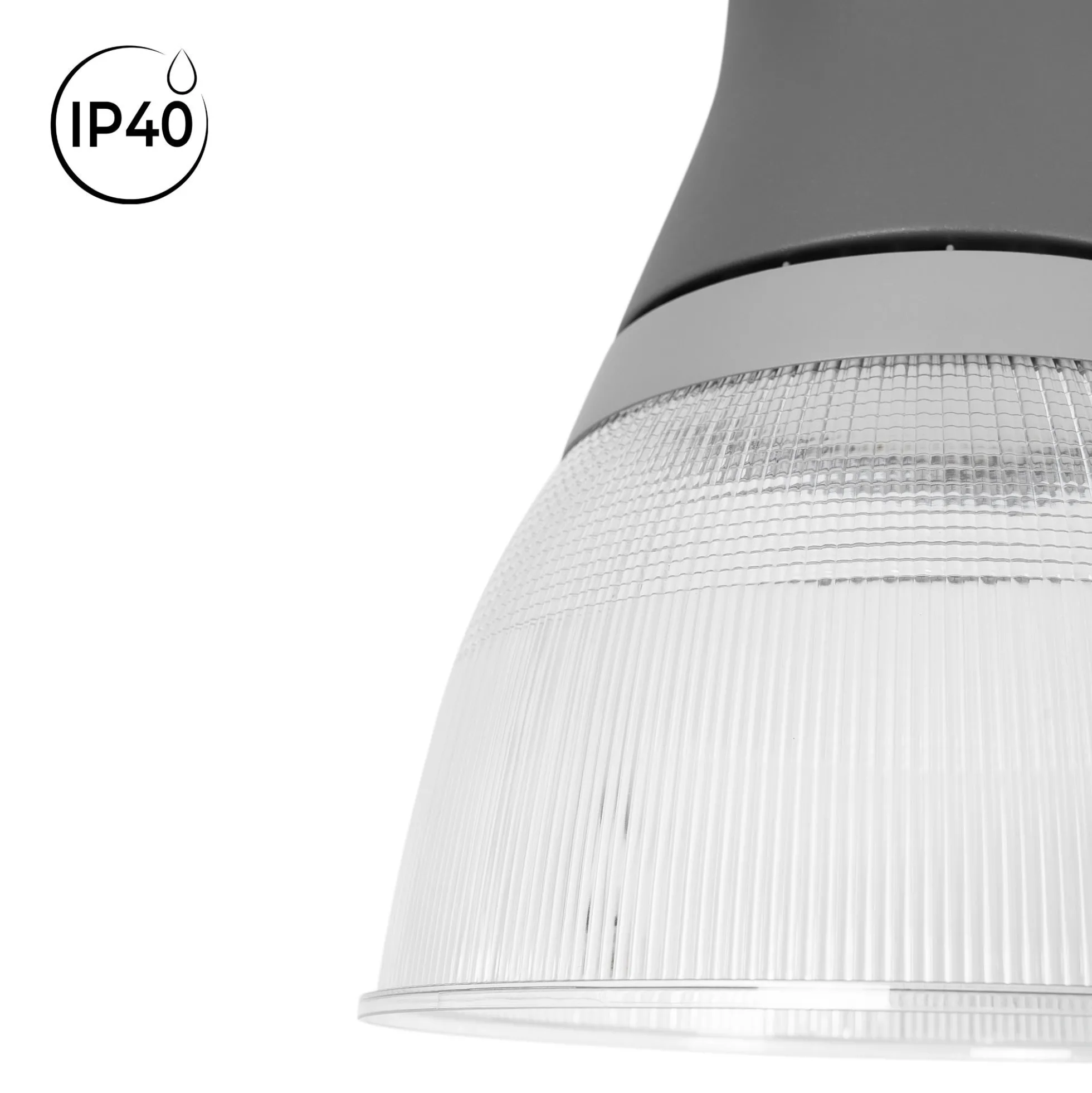 Campana LED comercial CCT - (25W / 40W / 60W / 80W) - Difusor policarbonato - UGR19 - Driver Lifud
