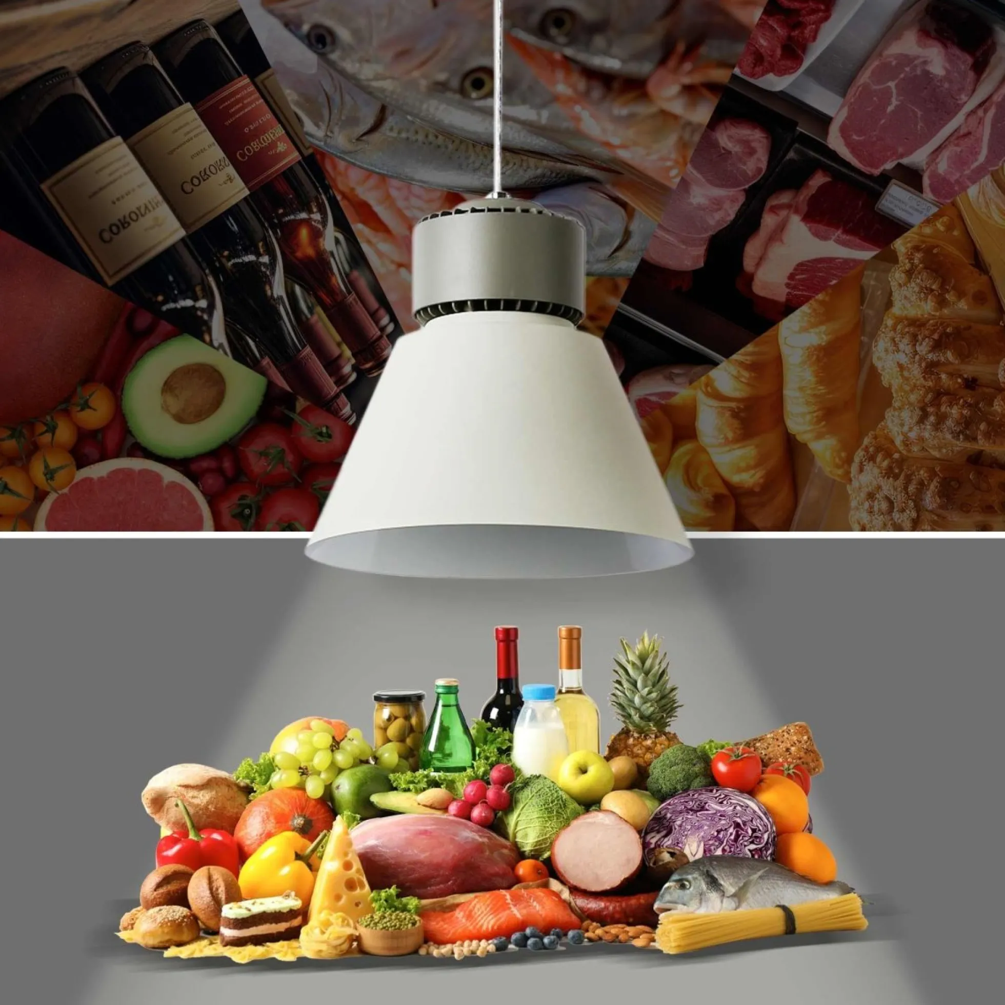 Campana LED comercial 36W - 4300K - CRI95 - Driver KeGu