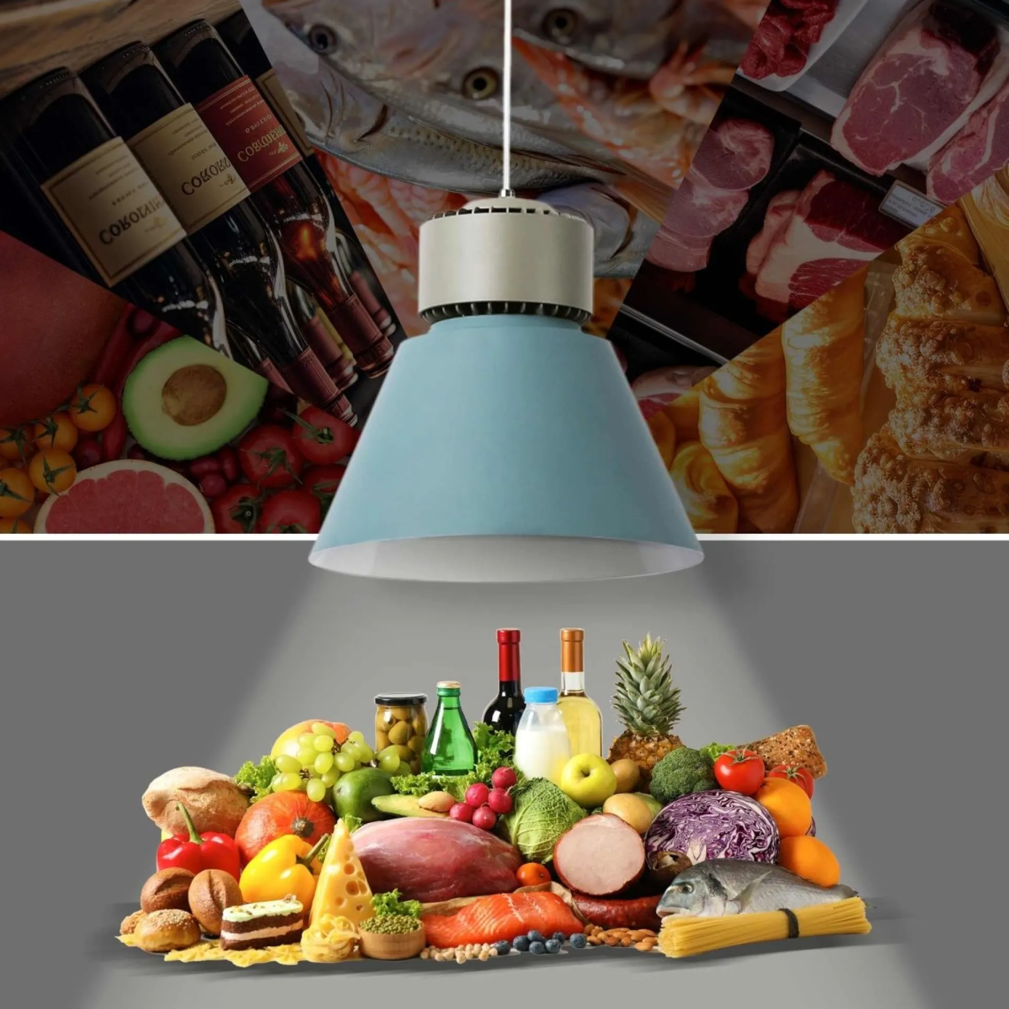 Campana LED comercial 36W - 4300K - CRI95 - Driver KeGu
