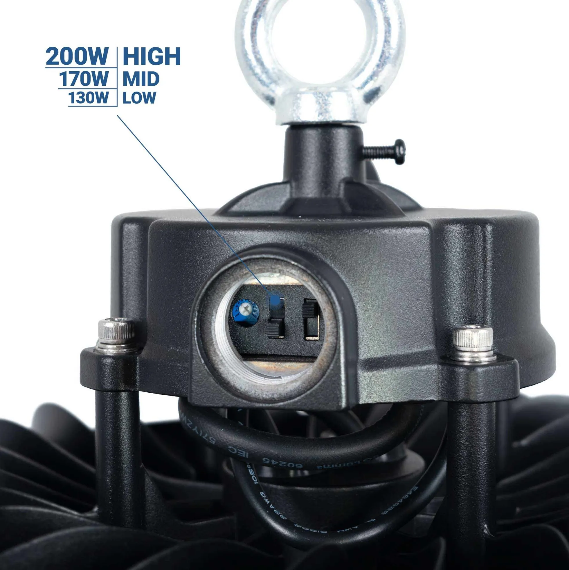 Campana LED industrial 200W - CCT - 170lm/W - Driver LIFUD - IP65 - 10 años garantía