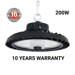 Campana LED industrial 200W - CCT - 170lm/W - Driver LIFUD - IP65 - 10 años garantía