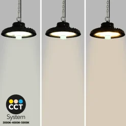 Campana LED UFO industrial 200W - CCT - Con sensor de movimiento - 170lm/W - Driver LIFUD - IP65 - 5 años garantía