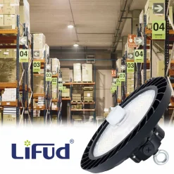 Campana LED UFO industrial 200W - CCT - Con sensor de movimiento - 170lm/W - Driver LIFUD - IP65 - 5 años garantía