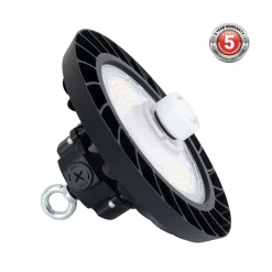 Campana LED UFO industrial 150W - CCT - Con sensor de movimiento - 170lm/W - Driver LIFUD - IP65 - 5 años garantía