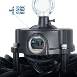 Campana LED UFO industrial 150W - CCT - Con sensor de movimiento - 170lm/W - Driver LIFUD - IP65 - 5 años garantía