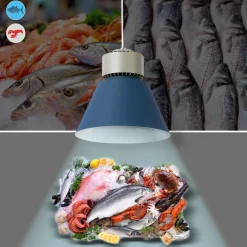 Campana LED 36W especial para pescados y mariscos - Driver KeGu