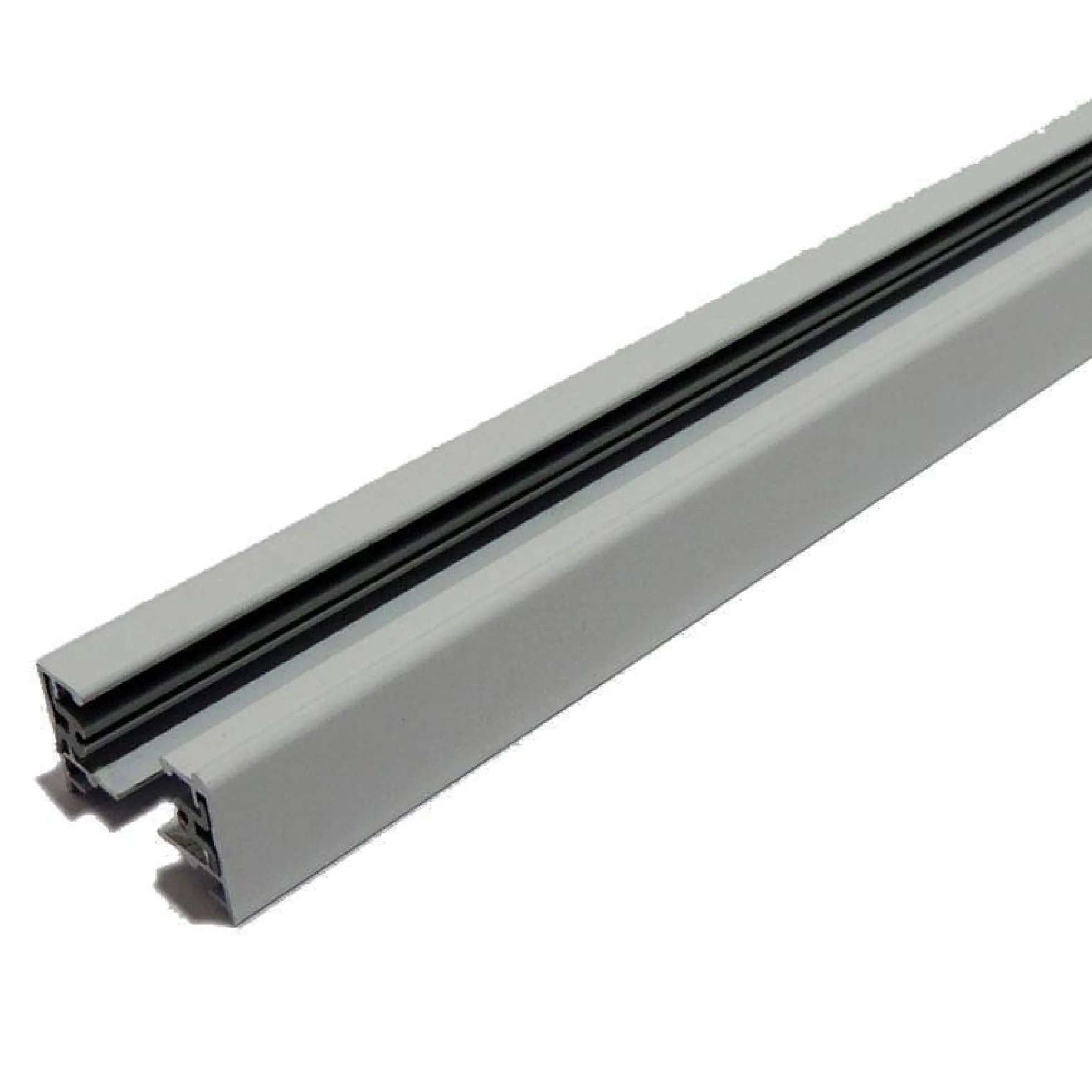 Carril electrificado monofásico de superficie para focos LED - barra 2 metros