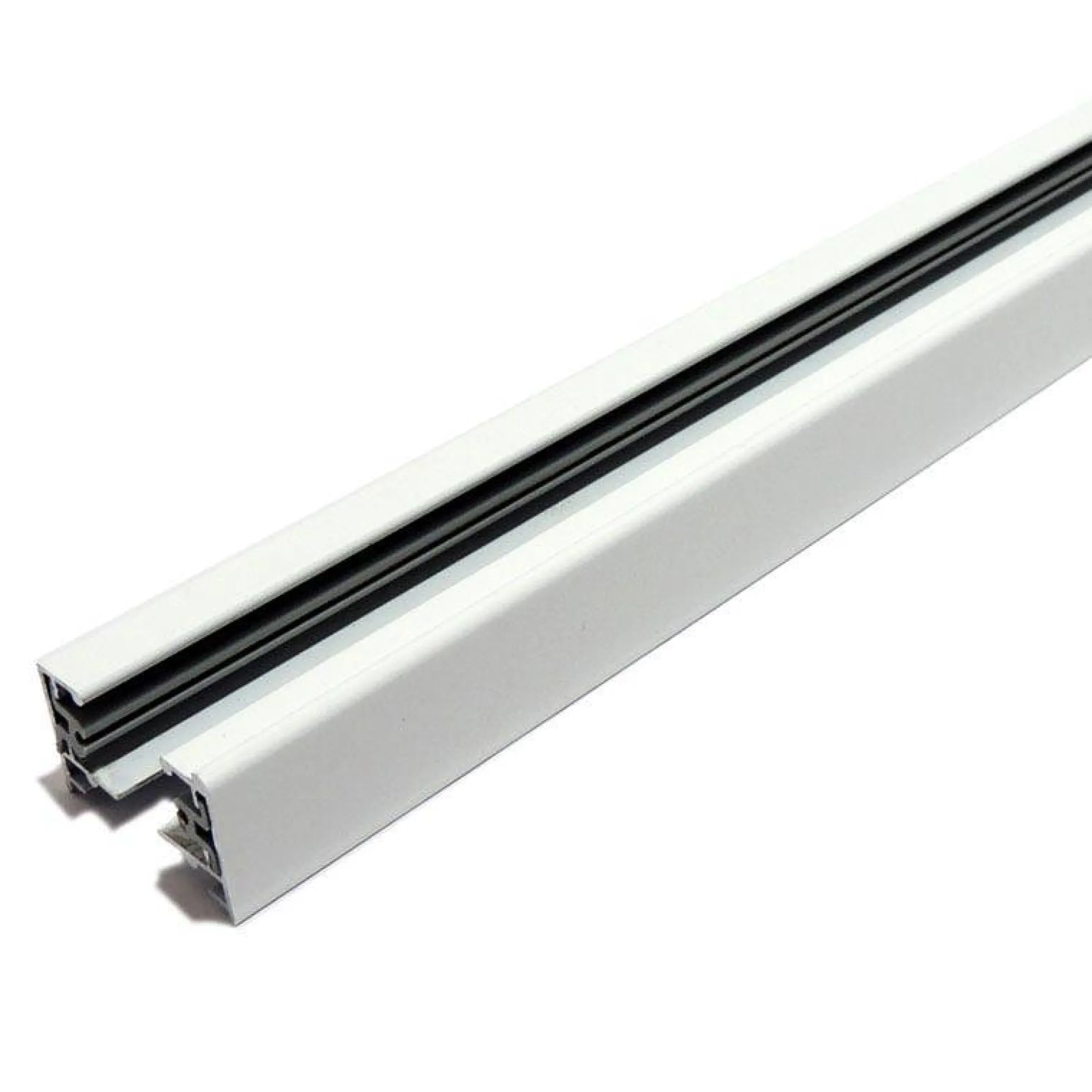 Carril electrificado monofásico de superficie para focos LED - barra 2 metros